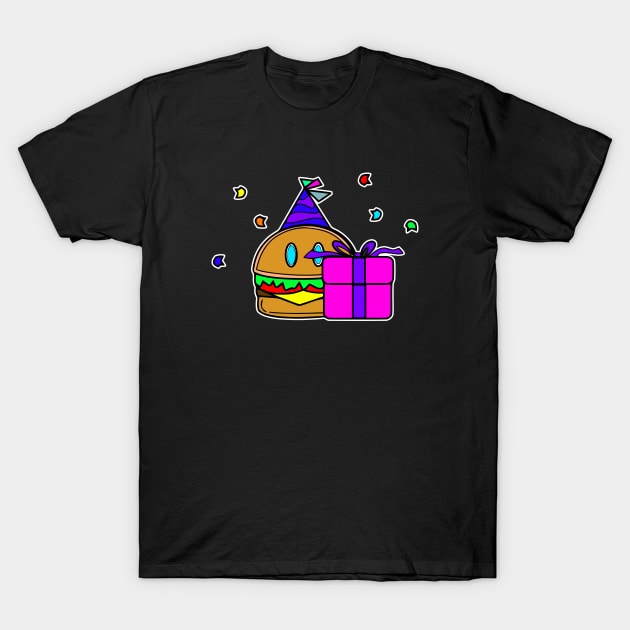 Happy Birthday Party Cheeseburger Gift T-Shirt by MaystarUniverse